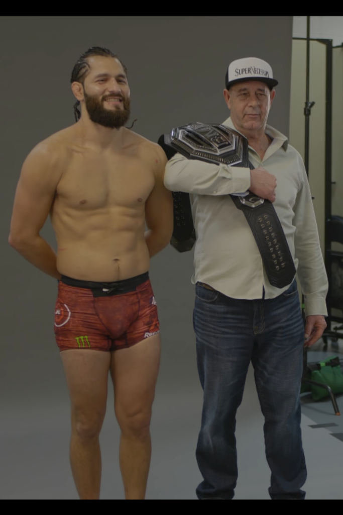 Jorge Masvidal With His Father (Source: YouTube)
